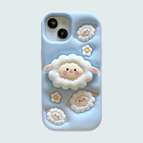 Beary Bop iPhone Case (With Built-in Stand)