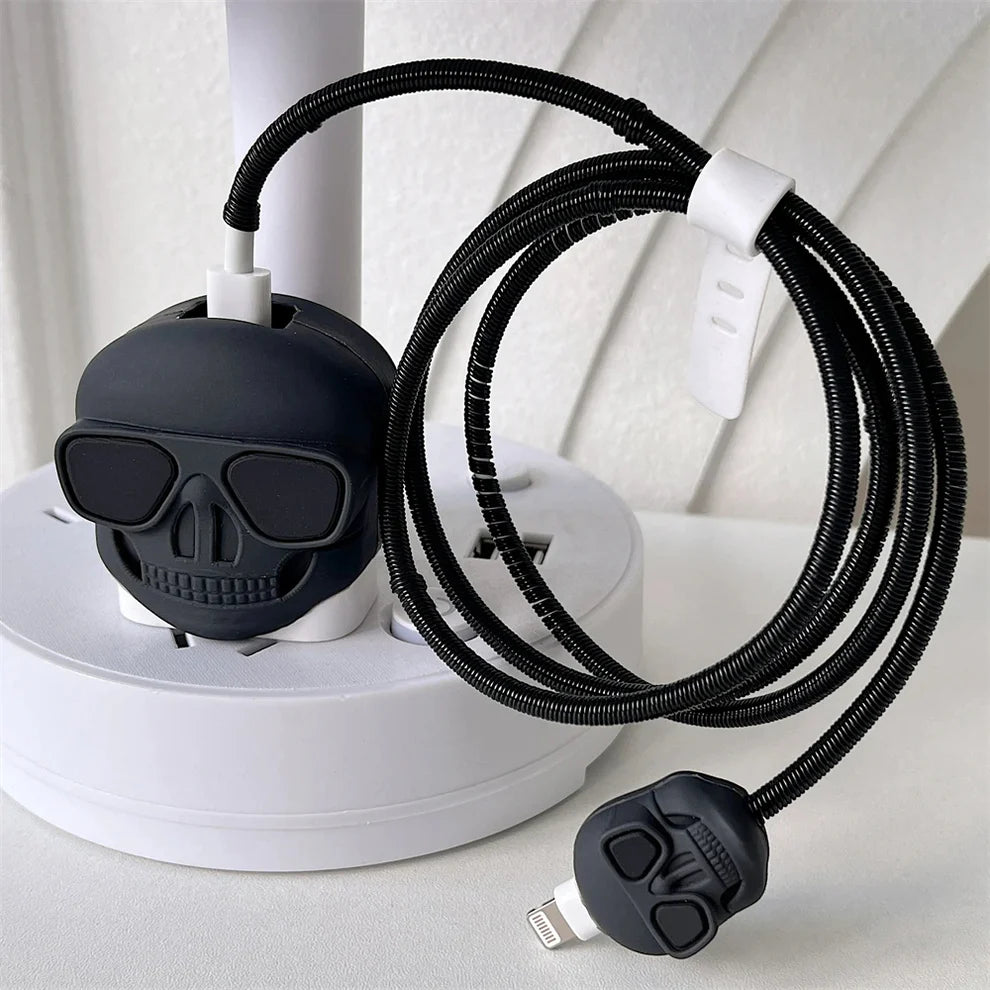 Drip Skull Edition - iPhone Charger Cover (With Wire Protector)