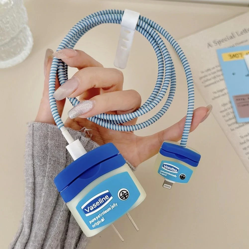Vaseline Edition - iPhone Charger Cover (With Wire Protector)